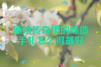 原始传奇里的炼造手札怎么得最好