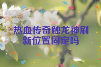 热血传奇触龙神刷新位置固定吗