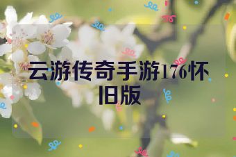 云游传奇手游176怀旧版