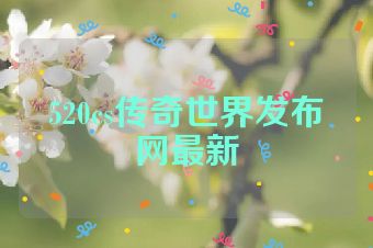 520cs传奇世界发布网最新