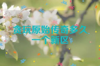 贪玩原始传奇多久一个新区