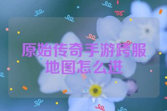 原始传奇手游跨服地图怎么进