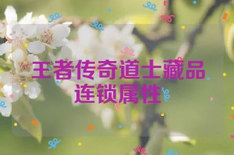 王者传奇道士藏品连锁属性