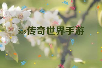 ios传奇世界手游