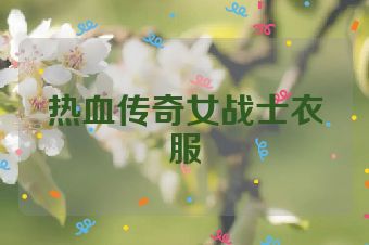 热血传奇女战士衣服