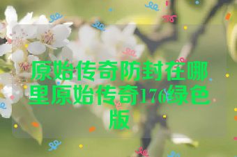 原始传奇防封在哪里原始传奇176绿色版