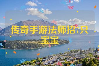 传奇手游法师招7只宝宝