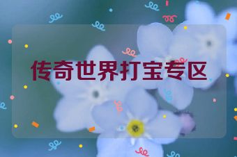 传奇世界打宝专区