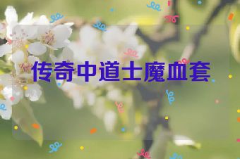 传奇中道士魔血套