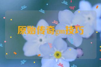 原始传奇gm技巧