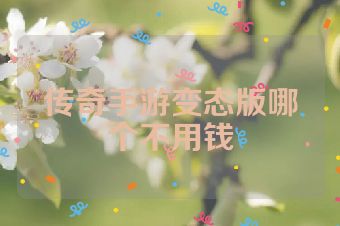 传奇手游变态版哪个不用钱