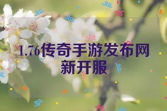 1.76传奇手游发布网新开服