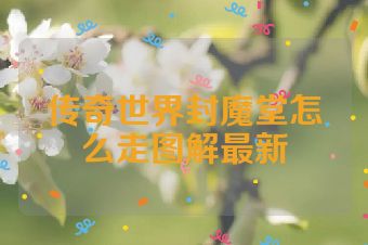 传奇世界封魔堂怎么走图解最新