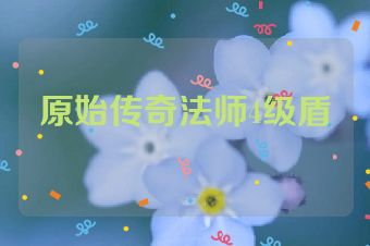 原始传奇法师4级盾