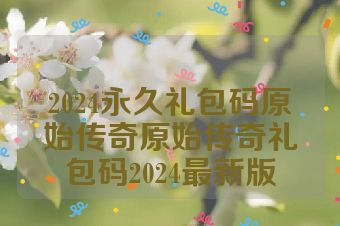 2024永久礼包码原始传奇原始传奇礼包码2024最新版