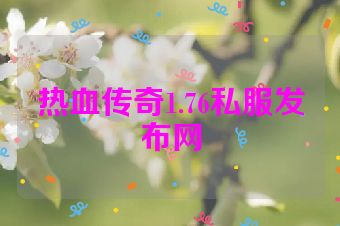 热血传奇1.76私服发布网