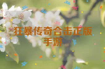 狂暴传奇合击正版手游
