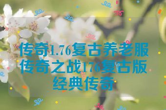 传奇1.76复古养老服传奇之战176复古版经典传奇