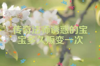 传奇法师诱惑的宝宝多久叛变一次