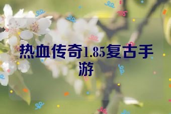 热血传奇1.85复古手游