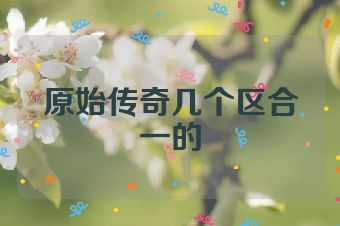 原始传奇几个区合一的