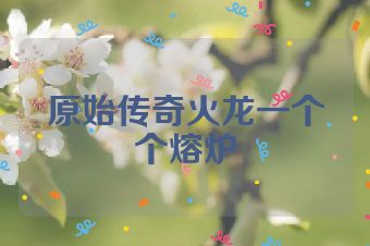 原始传奇火龙一个个熔炉