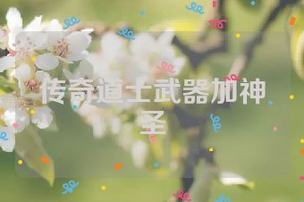传奇道士武器加神圣
