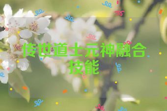 传世道士元神融合技能