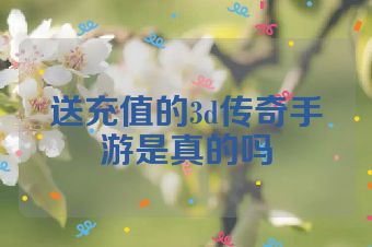 送充值的3d传奇手游是真的吗