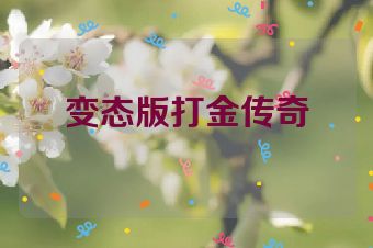 变态版打金传奇