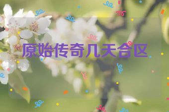 原始传奇几天合区