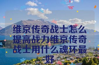 维京传奇战士怎么提高战力维京传奇战士用什么魂环最好