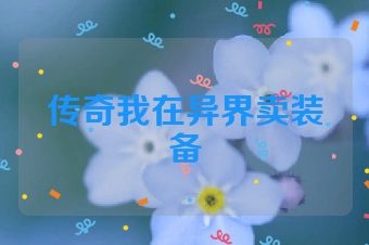 传奇我在异界卖装备