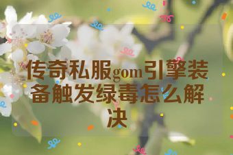 传奇私服gom引擎装备触发绿毒怎么解决