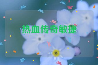 热血传奇敏捷