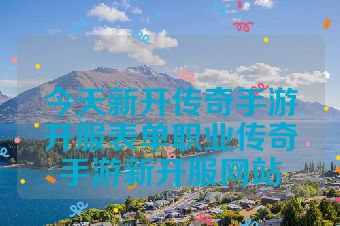 今天新开传奇手游开服表单职业传奇手游新开服网站