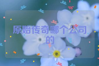 原始传奇哪个公司的