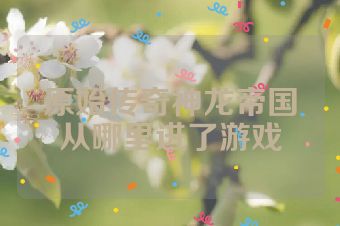 原始传奇神龙帝国从哪里进了游戏