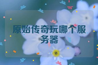 原始传奇玩哪个服务器
