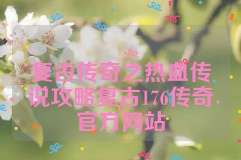 复古传奇之热血传说攻略复古176传奇官方网站