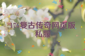 176复古传奇网页版私服