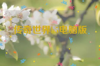 传奇世界h5电脑版