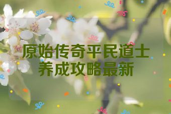 原始传奇平民道士养成攻略最新