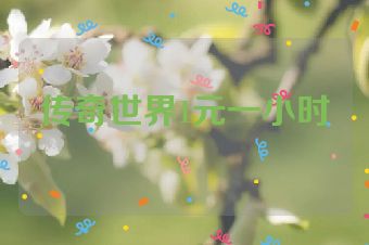 传奇世界1元一小时