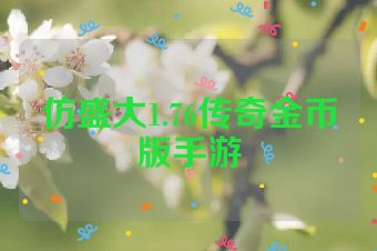 仿盛大1.76传奇金币版手游