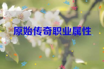 原始传奇职业属性
