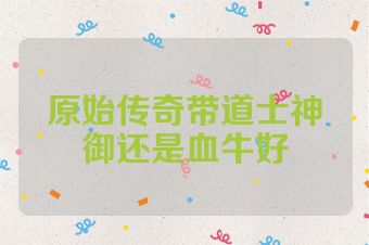 原始传奇带道士神御还是血牛好