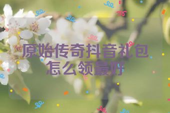 原始传奇抖音礼包怎么领最好