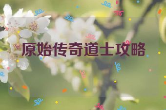 原始传奇道士攻略