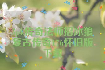 5pk传奇法师招冰狼复古传奇176怀旧版下载